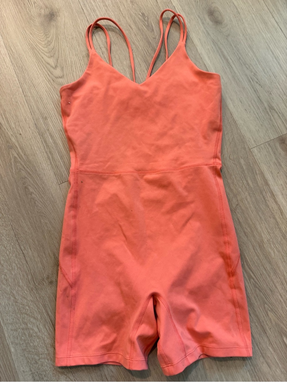all in motion Coral Double-Strap Romper bodysuit adult XS